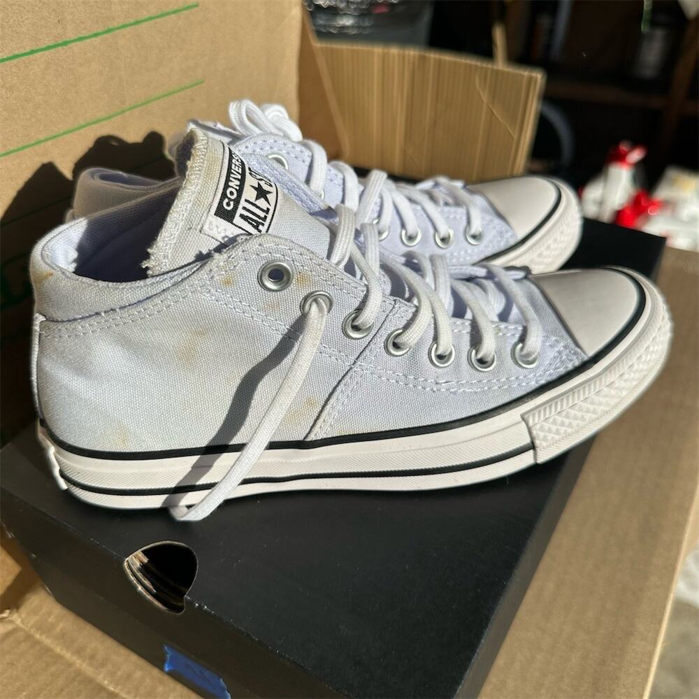 Converse Chuck Taylor All Star Madison White Sneakers 563511F Womens Size 7